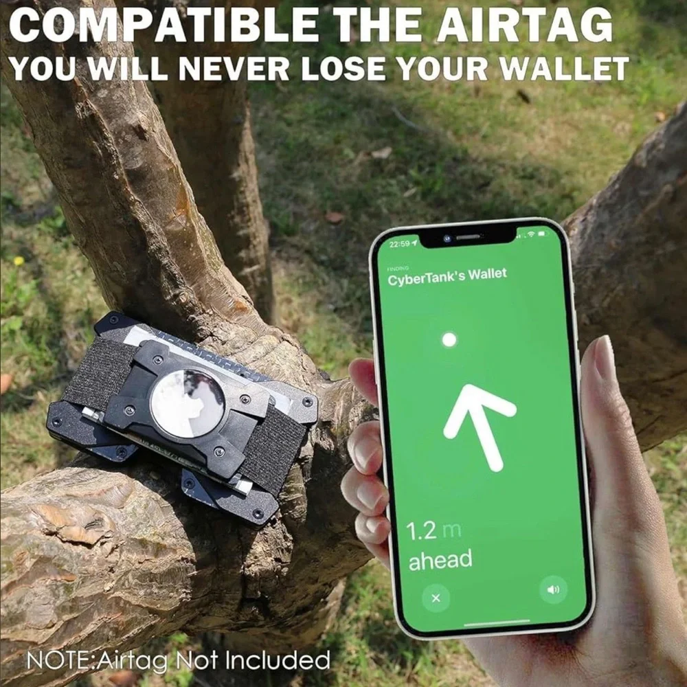 $29.99 CyberTank Wallet With Airtag Holder Wallets